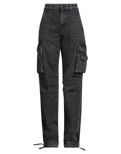 SEMICOUTURE Pantaloni jeans Nero 100% Cotone