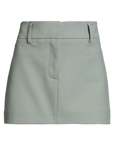 SOLOTRE Mini-jupe 53% Polyester, 43% Laine vierge, 4% Élasthanne, Viscose