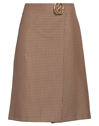 BALLY Midi skirt Camel 50% Polyester, 50% Wool
