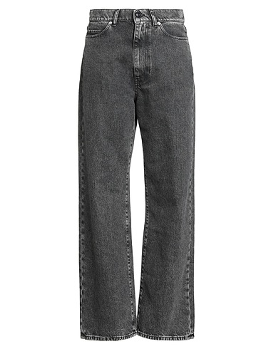 SEMICOUTURE Denim trousers Black 100% Cotton