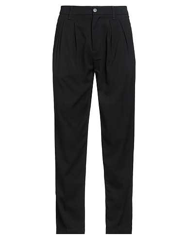 ALPHA STUDIO Casual trouser Black 63% Polyester, 34% Viscose, 3% Elastane