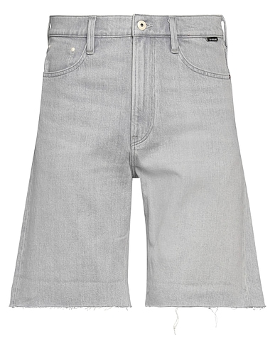 G-STAR RAW Denim shorts Grey 99% Cotton, 1% Elastane