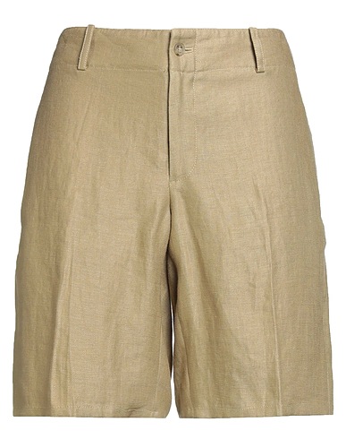 POLO RALPH LAUREN Shorts & Bermuda Military green 100% Linen