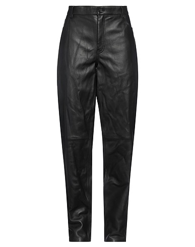 TOTEME Casual pants Black 100% Lambskin