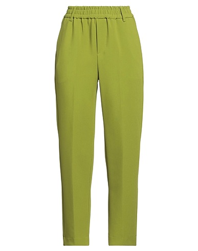 MARKUP Casual trouser Military green 83% Polyester, 13% Viscose, 4% Elastane