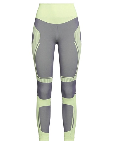 ADIDAS by STELLA McCARTNEY Leggings Light green 70% Recycled polyester, 22% Recycled polyamide, 8% Elastane