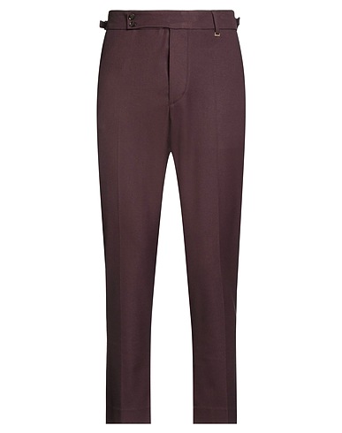 I'M BRIAN Pantalone Viola scuro 63% Poliestere, 34% Viscosa, 3% Elastan