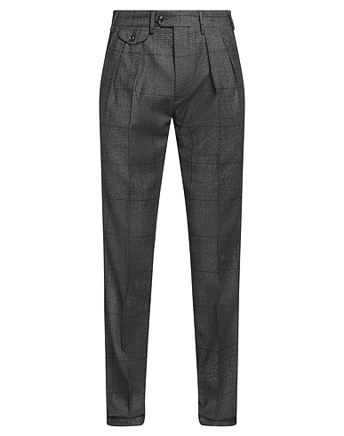 LARDINI Casual pants Charcoal 98% Wool, 2% Cashmere