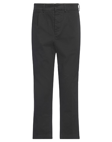 GRIFONI Casual trouser Black 98% Cotton, 2% Elastane