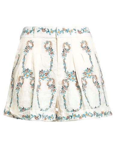 AGUA by AGUA BENDITA Shorts & Bermuda Avorio 100% Lino