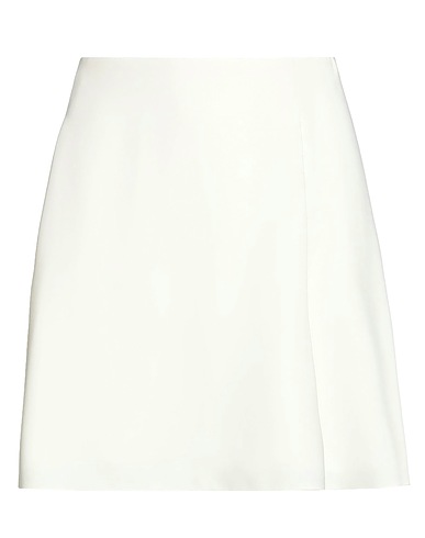 THEORY Minigonna Avorio 65% Triacetato, 35% Poliestere