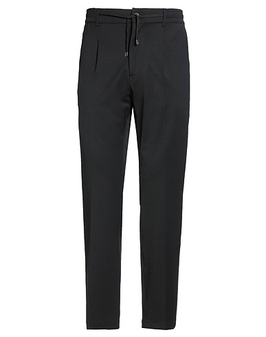CRUNA Casual trouser Black 53% Polyester, 43% Virgin Wool, 4% Elastane
