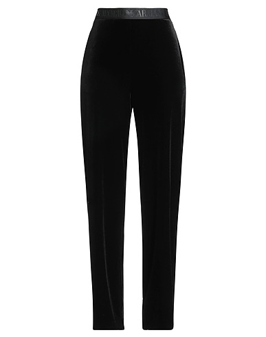 EMPORIO ARMANI Casual pants Black 92% Polyester, 8% Elastane