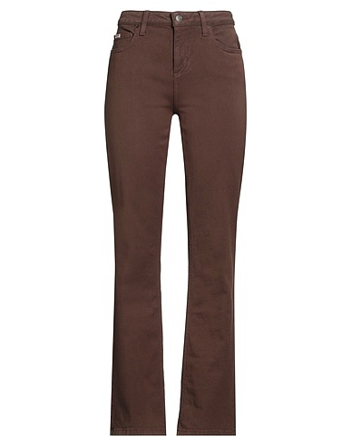 GUESS Bootcut Jeans Chocolate brown 99% Cotton, 1% Elastane