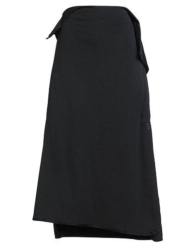 Y-3 Midi skirt Black 100% Polyamide