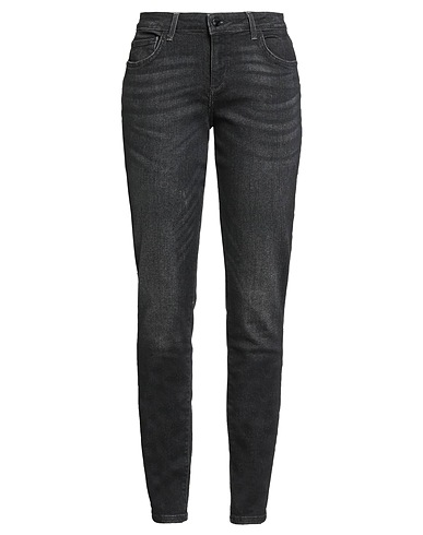 GUESS Denim trousers Black 83% Cotton, 12% Tencel™ Modal, 4% Elastomultiester, 1% Elastane