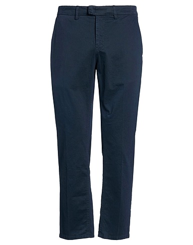 DONDUP Casual trouser Navy blue 98% Cotton, 2% Elastane