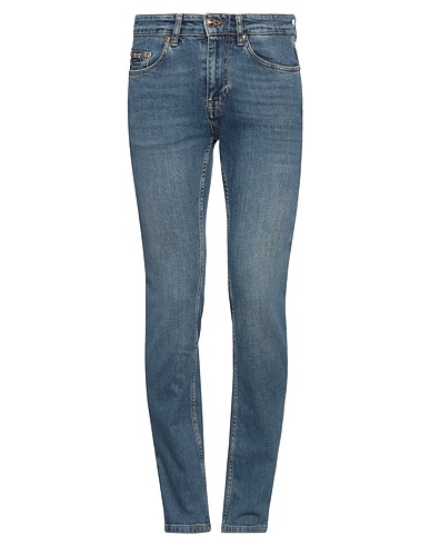 VERSACE JEANS COUTURE Denim trousers Blue 99% Cotton, 1% Elastane