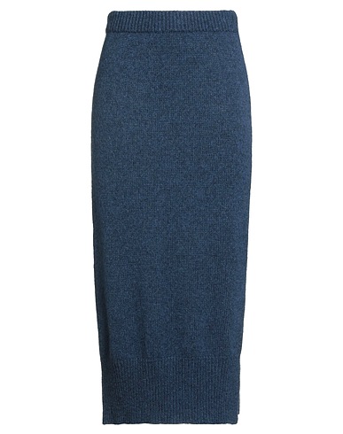 ZHELDA Midi skirt Navy 70% Virgin Wool, 30% Polyamide