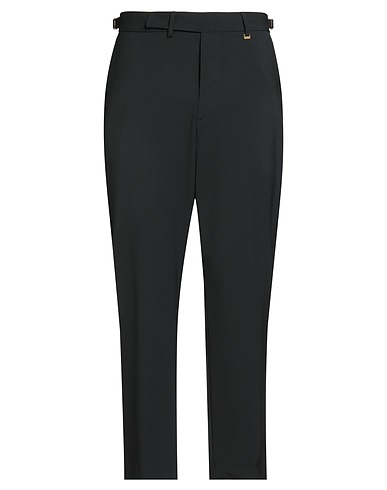 I'M BRIAN Casual trouser Black 63% Polyester, 33% Viscose, 4% Elastane