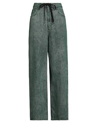 MM6 MAISON MARGIELA Denim trousers Green 100% Cotton