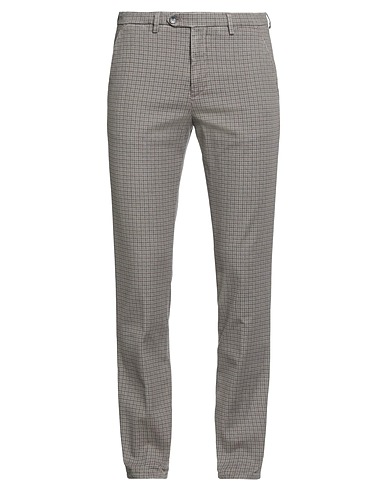 BRIGLIA 1949 Casual trouser Taupe 82% Cotton, 15% Polyester, 3% Elastane