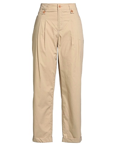 LIU •JO Casual trouser Beige 100% Cotton
