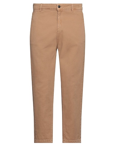OVER/D Pantalone Cammello 100% Cotone