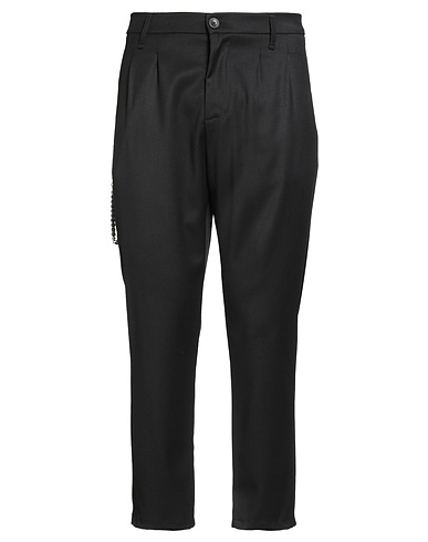 IMPERIAL Casual pants Black 63% Polyester, 34% Viscose, 3% Elastane
