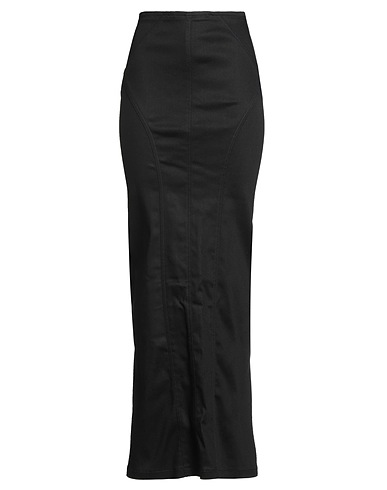 MIISTA Long skirt Black 45% Modal, 31% Cotton, 22% Cupro, 2% Elastane