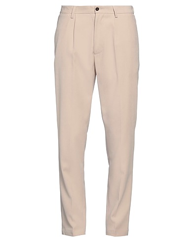 DEVORE INCIPIT Casual trouser Beige 97% Polyester, 3% Elastane