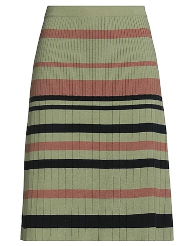 ASPESI Mini skirt Light green 100% Cotton