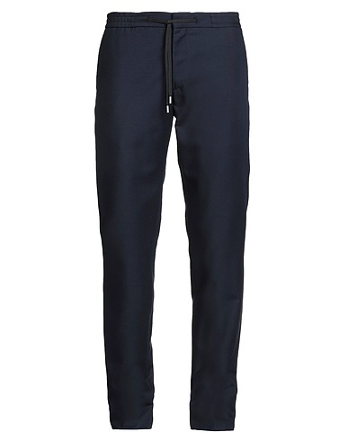 LARDINI Casual pants BLU NOTTE 87% Wool, 13% Mohair wool