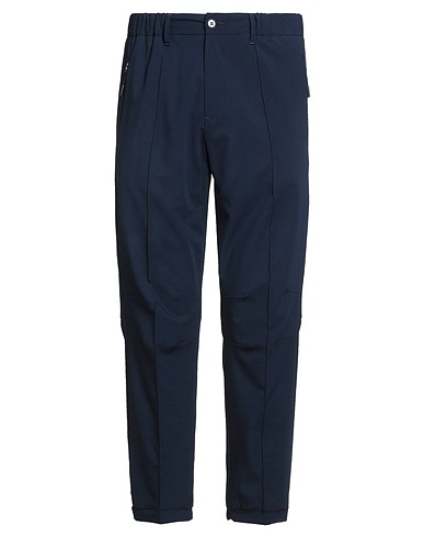 GAZZARRINI Casual trouser Navy blue 72% Polyester, 23% Viscose, 5% Elastane