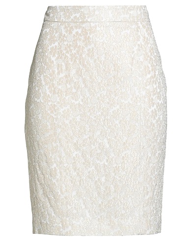 BLUGIRL Mini skirt Beige 93% Acetate, 7% Elastomultiester