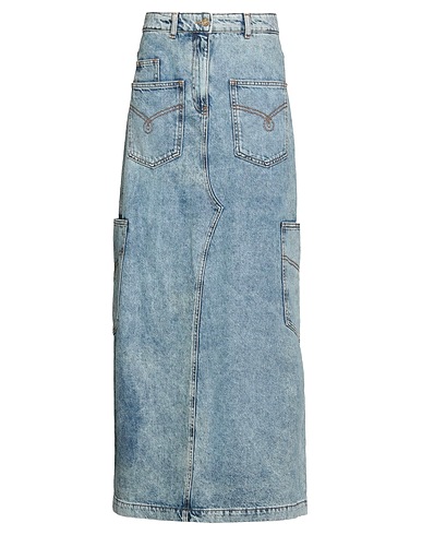 MOSCHINO JEANS Denim skirt Blue 100% Cotton