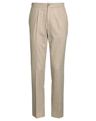 DEVORE INCIPIT Casual trouser Sand 100% Virgin Wool