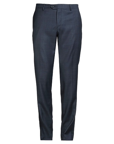 LARDINI Casual trouser Midnight blue 100% Virgin Wool