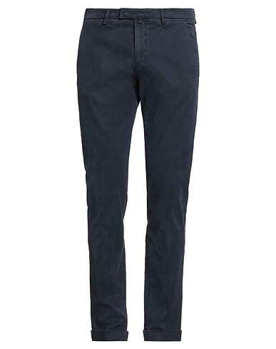 BRIGLIA 1949 Casual trouser Midnight blue 50% Cotton, 44% Tencel™, 4% Silk, 2% Elastane