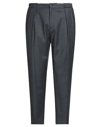 BRIGLIA 1949 Casual pants Lead 99% Virgin Wool, 1% Elastane