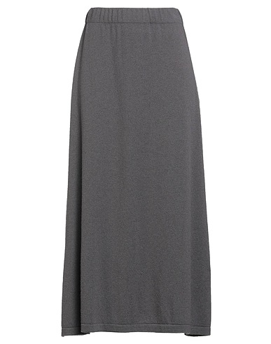 FABIANA FILIPPI Midi skirt Lead 75% Virgin Wool, 15% Silk, 10% Cashmere