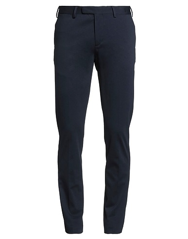 DEVORE INCIPIT Casual pants Midnight blue 56% Cotton, 37% Polyamide, 7% Elastane