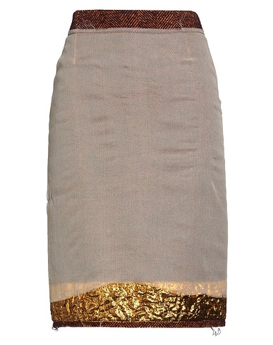 DRIES VAN NOTEN Midi skirt Taupe 43% Silk, 24% Wool, 22% Polyester, 6% Nylon, 5% Polyamide