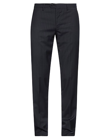 LARDINI Casual trouser Midnight blue 100% Wool