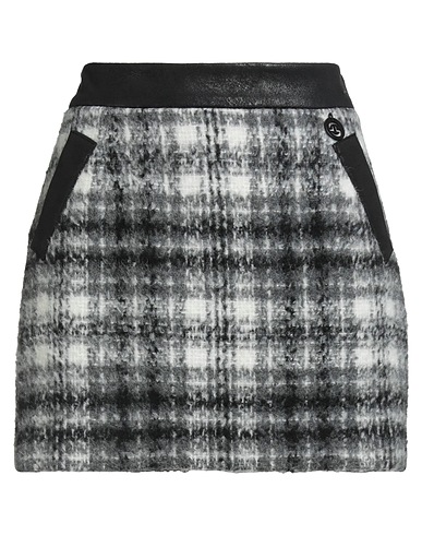 GAëLLE Paris Mini skirt Black 45% Acrylic, 30% Polyester, 20% Wool, 5% Other Fibres, Elastane
