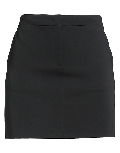 PINKO Mini skirt Black 65% Viscose, 30% Polyamide, 5% Elastane