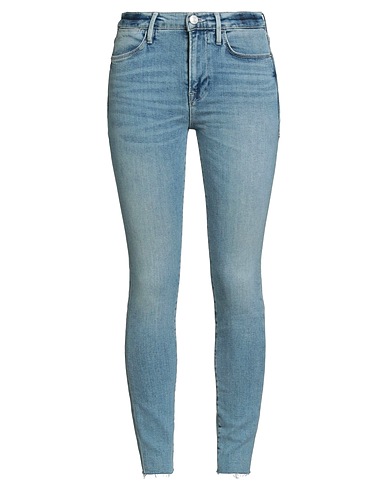 FRAME Denim trousers Blue 77% Cotton, 19% Modal, 3% Polyester, 1% Elastane
