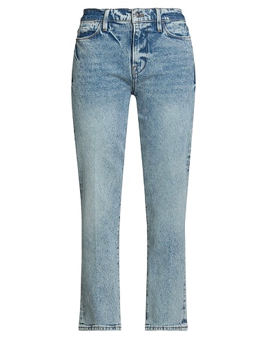 FRAME Denim trousers Blue 41% Lyocell, 40% Recycled cotton, 18% Cotton, 1% Elastane