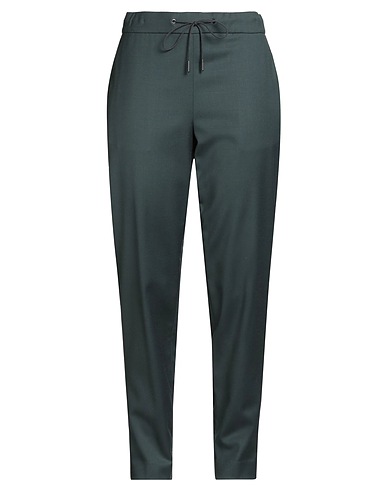 FABIANA FILIPPI Pantalon Vert militaire 94% Laine vierge, 5% Polyamide, 1% Élasthanne, Laiton