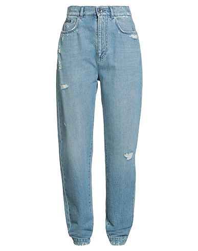 DOLCE&GABBANA Pantaloni jeans DENIM Blu 100% Cotone